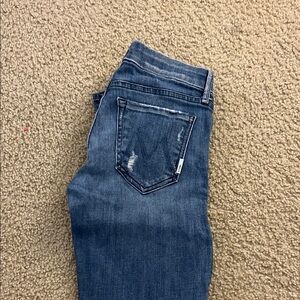 MOTHER Classic Blue Skinny Jeans